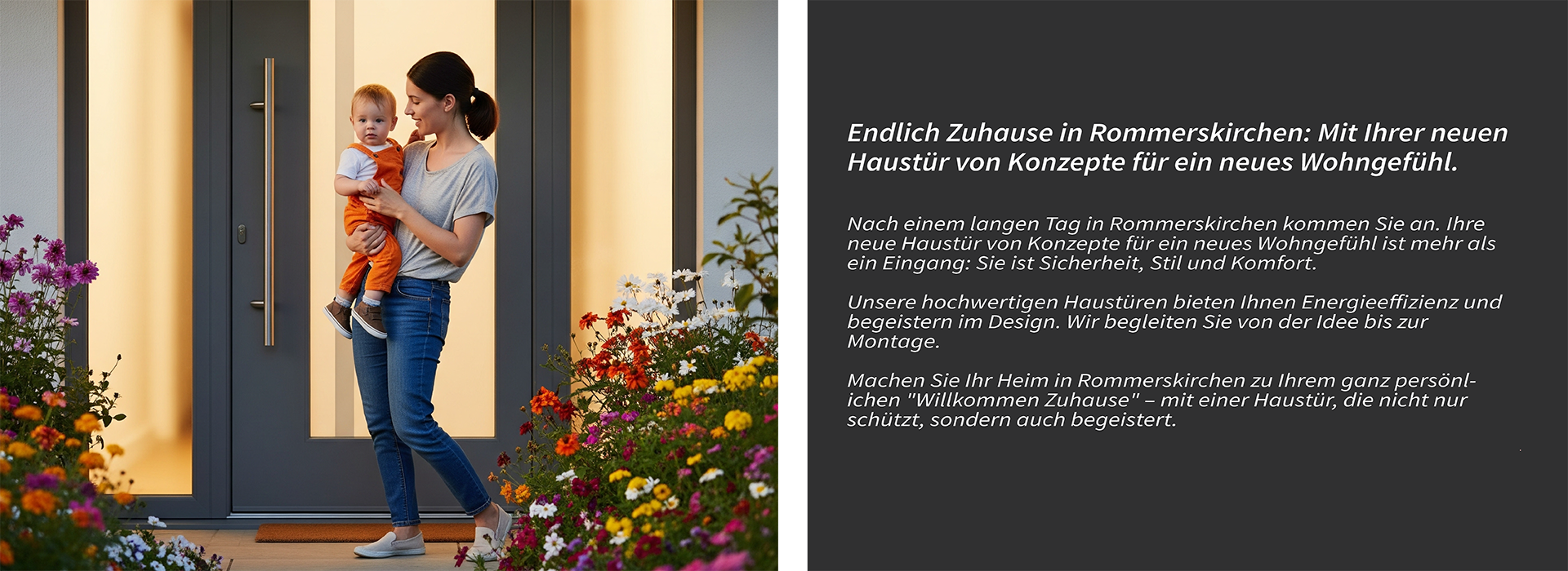 Willkommen Zuhause in Rommerskirchen: Mit Ihrer neuen Haustür von MOYA TECH.